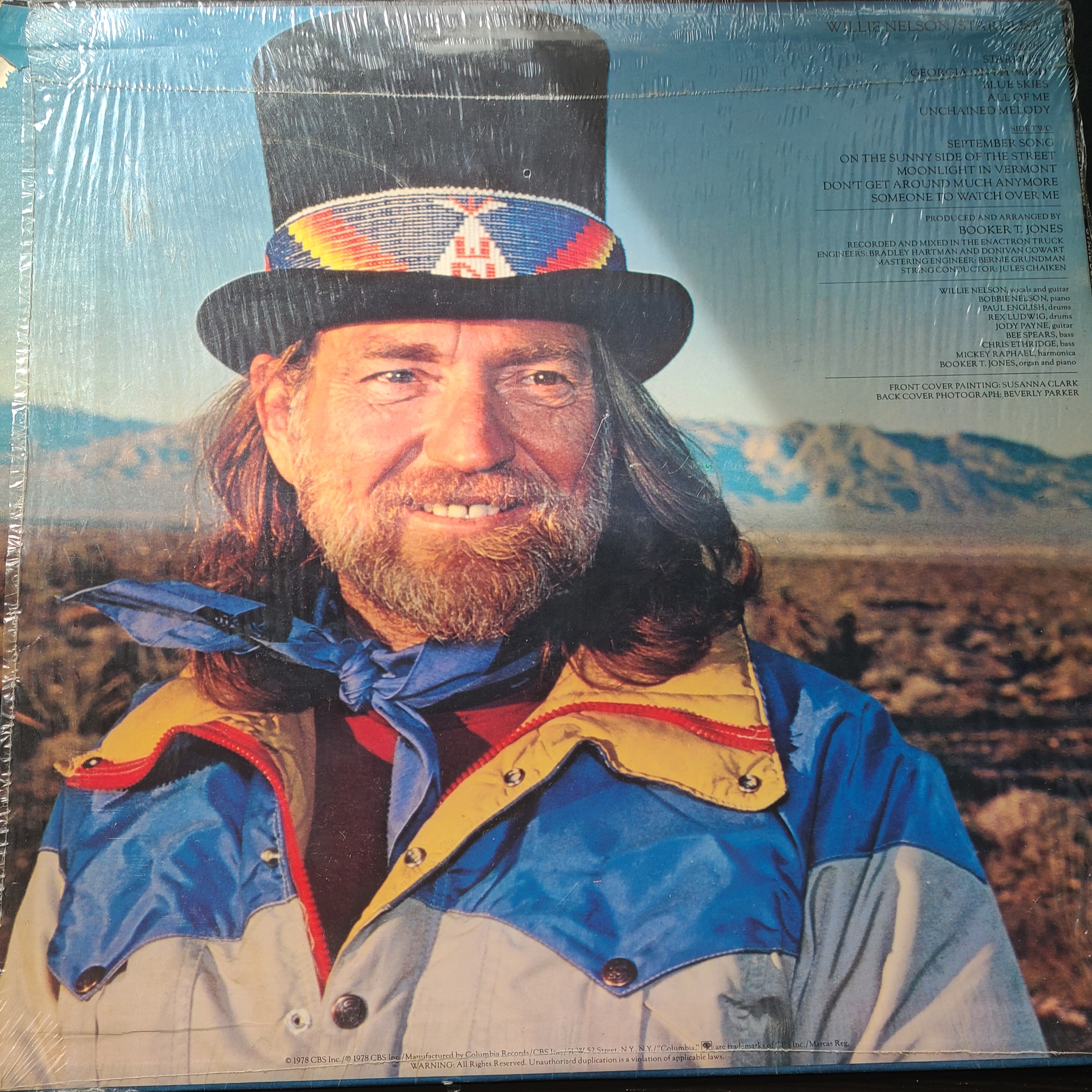 Willie Nelson 'Stardust' Vinyl Record ID # JC 35305
