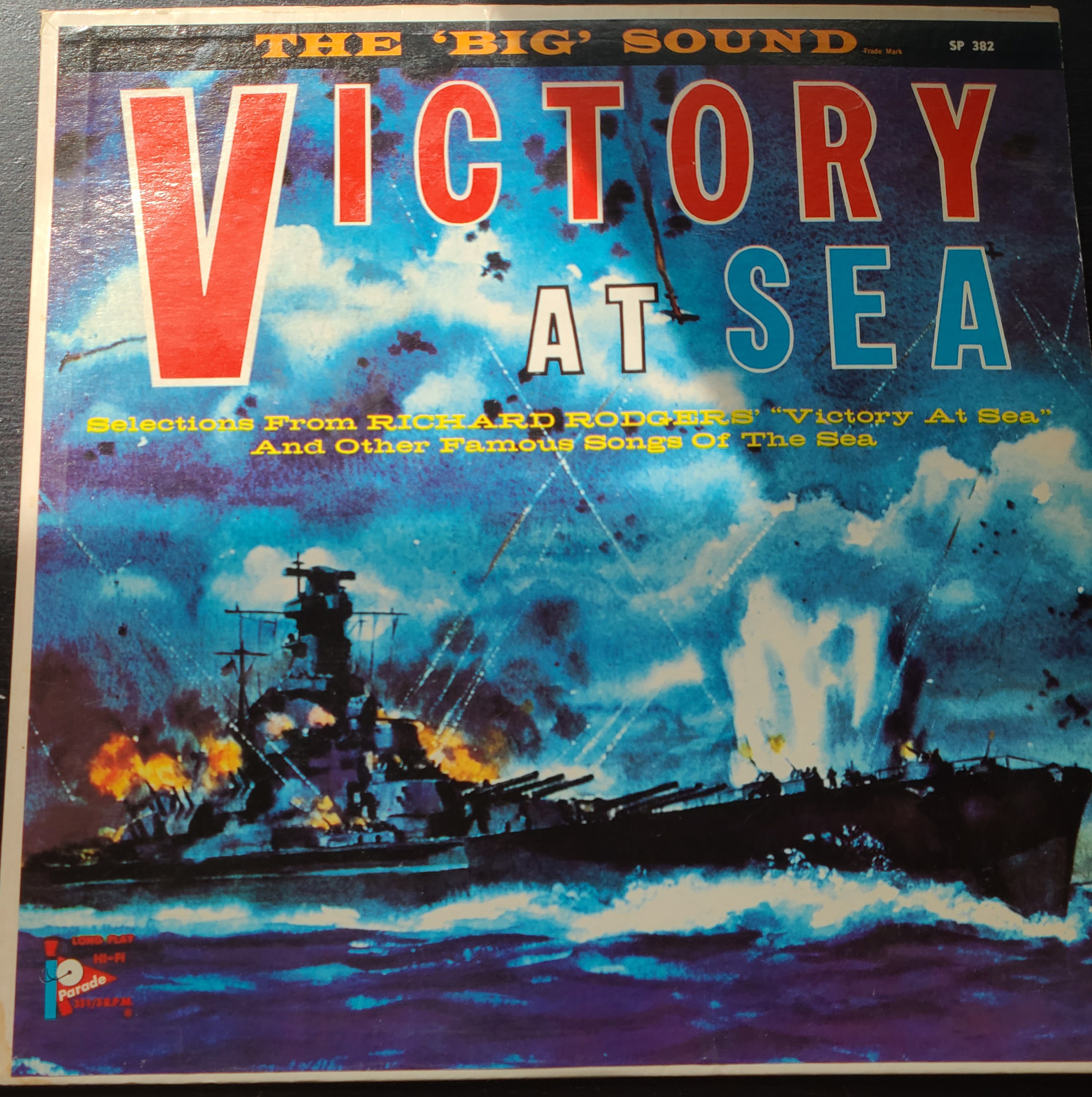 Richard Rodgers 'Victory at Sea' Vinyl Record ID # SP 382
