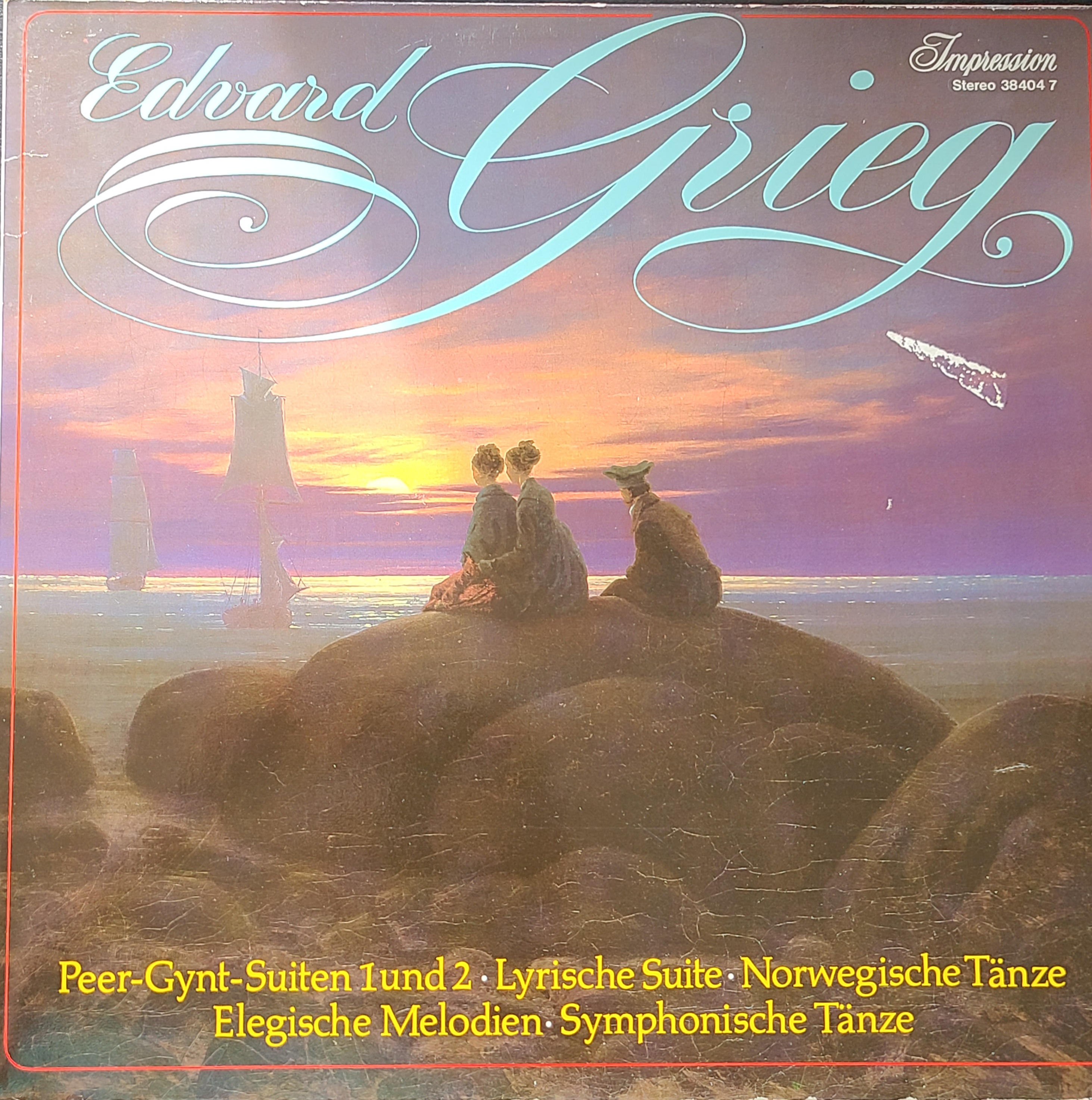 Edvard Grieg Vinyl Record set ID # 38405 and 38406