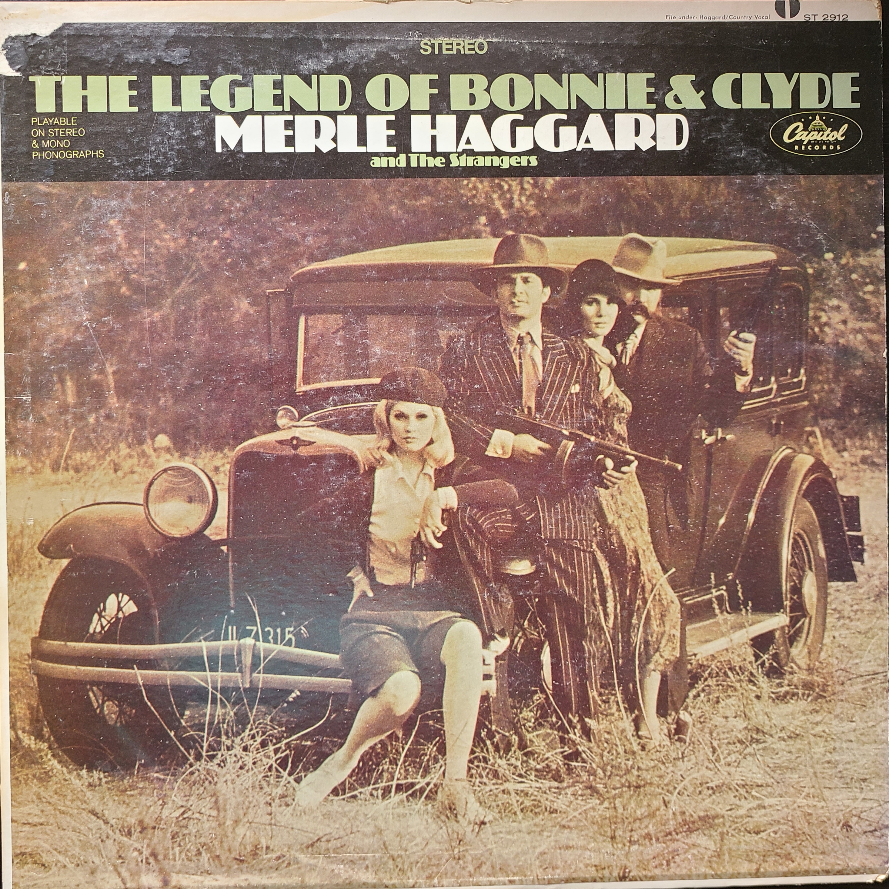 The Legend of Bonnie & Clyde Vinyl Record ID # ST 2912