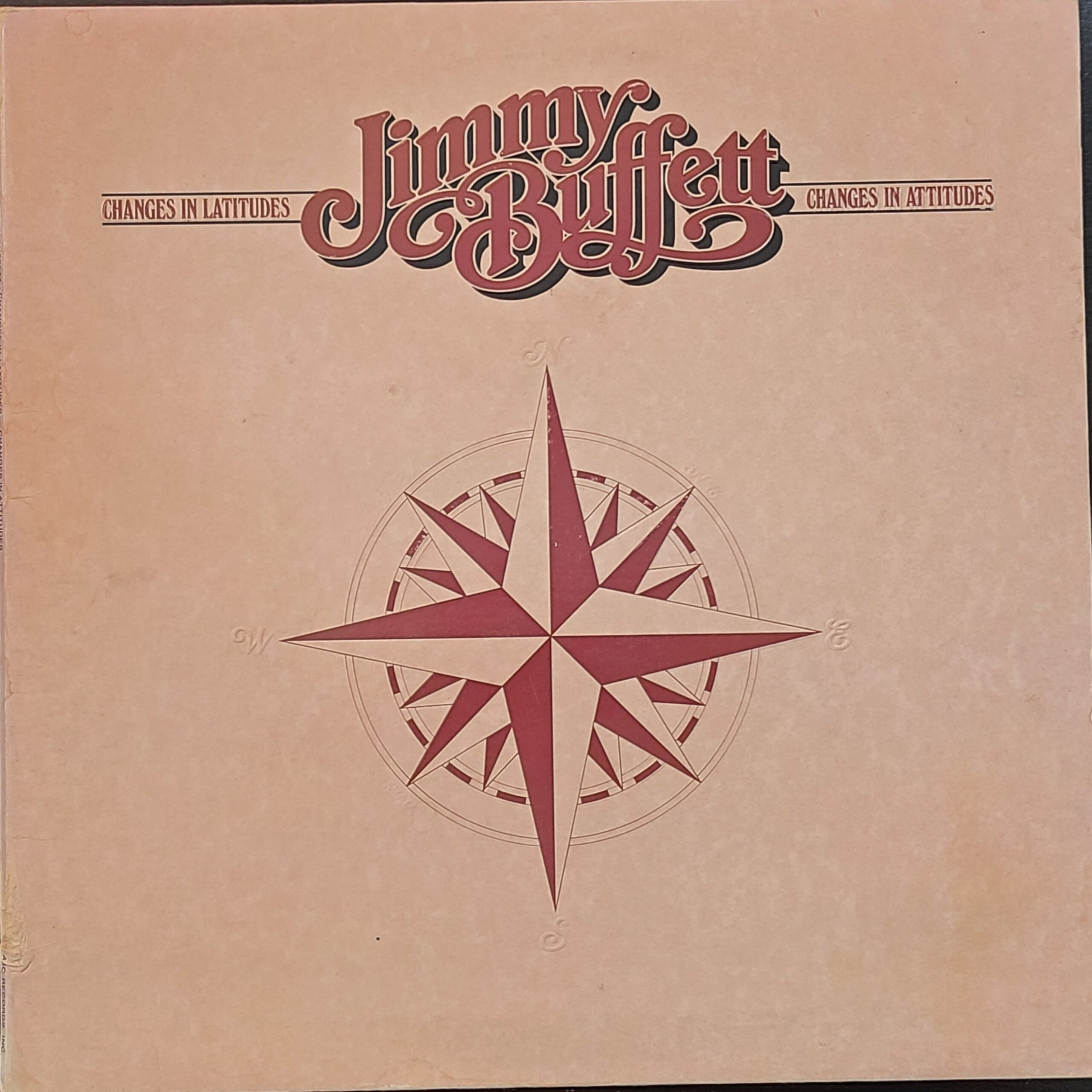 Jimmy Buffett 'Changes in Latitudes, Changes in Attitudes' Vinyl Record ID # AB 990
