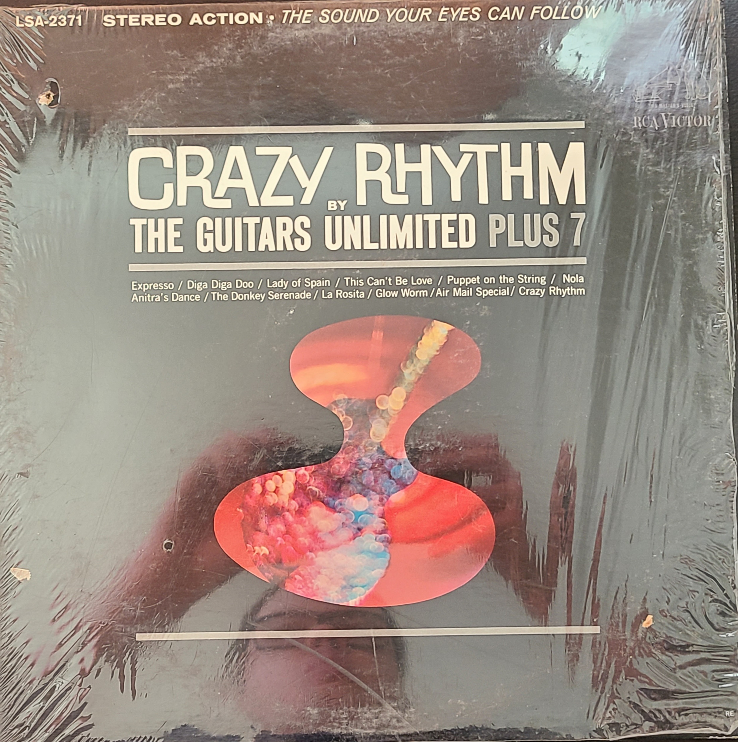 The Guitars Unlimited Plus 7 'Crazy Rhythm' Vinyl Record ID # LSA 2371