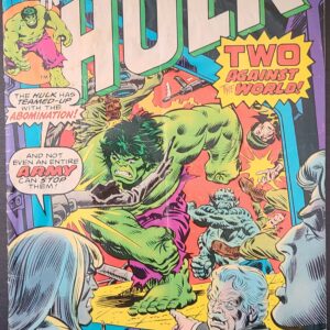 Marvel Comics Group 'The Incredible Hulk #196 Two Against The World' Comic Book 1976
