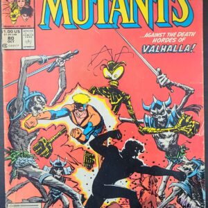 Marvel Comics 'The New Mutants No. 80' Comic Book 1989