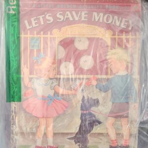 A Little Golden Activity Book 'Let's Save Money' 1958