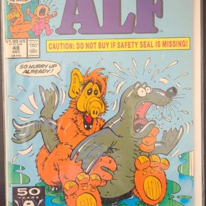 Marvel Comics 'All New 100% Fresh Alf No. 48' Recalled Comic Book 1991